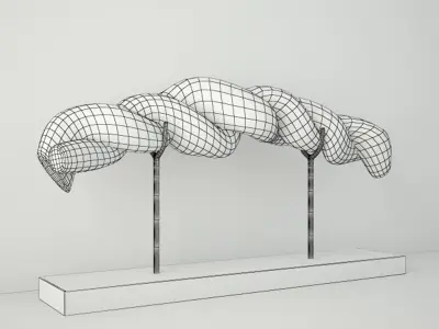 Hutton Decor on Stand 3D model