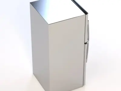 Energy Star 21 2 Cu Ft Stainless Top-Freezer Refrigerator 3D model