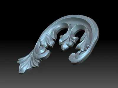 Decorative element 3D print model