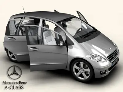 Mercedes A-Class 2005 3D model