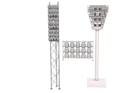 Stadium Lights 3D model