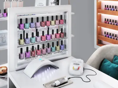Manicure Set- Nail Bar-Beautysalon 3D model