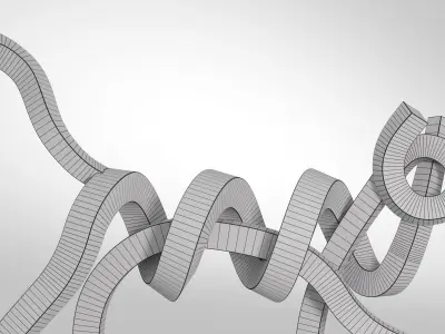 Cat With A Ball 3D model