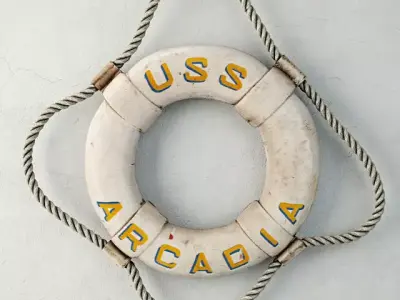 USS Arcadia Life Ring 3D model