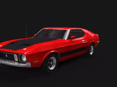 Mustang Mach1 73 3D model