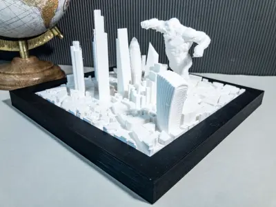 KING KONG in LONDON 3D print model
