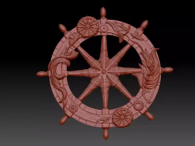 Steering wheel  3D print model