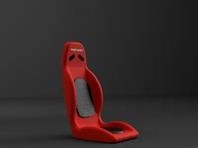 Recaro seat 3D model