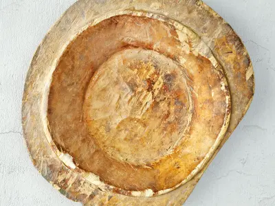 Baga Old Wood Bowl 3D model