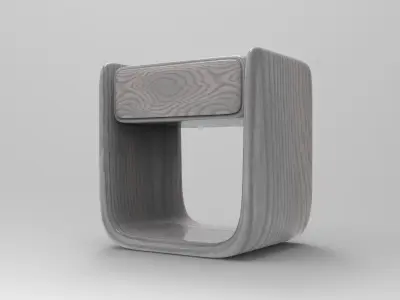 Miziro Night Stand Low-poly 3D model