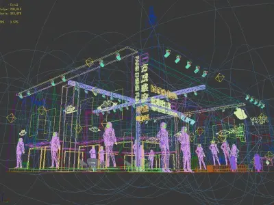 Exhibition - Area - 12X13-3DMAX2010-01 3D model