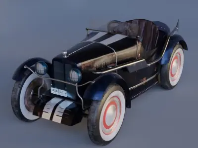Stylized Classic Car 3D model