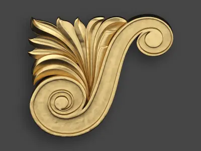 5 Corners Ornamental Pack 1 3D model