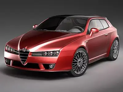 Alfa Romeo Brera 2006 3D model
