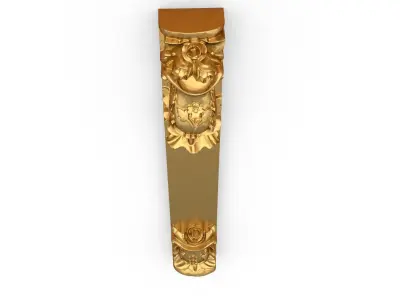 Classic carved decor ornament 483 3D print model