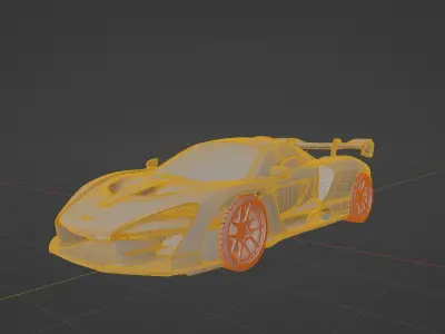 Realistic Maclaren senna  3D print model