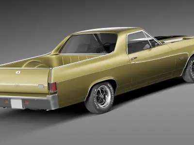 Chevrolet El Camino 1970 3D model