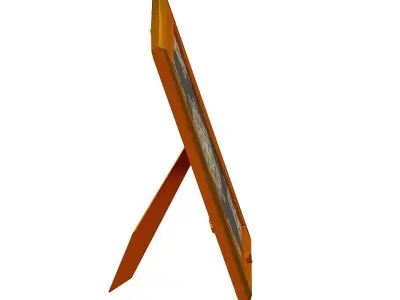 Photo Frame Low-poly 3D model 3