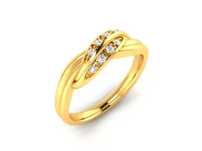 Women Engagement Wedding Ring 3D print model