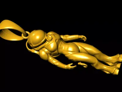 Bobot pendant charms - one inch pendant 3D print model