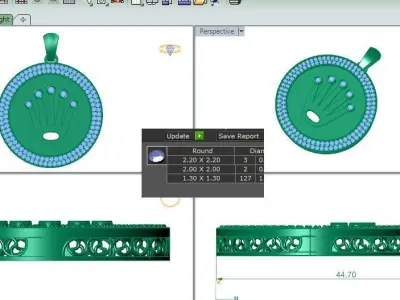 Hip Hop Rolex Pendant  3D print model