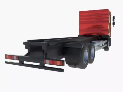 3-axle truck 3D model