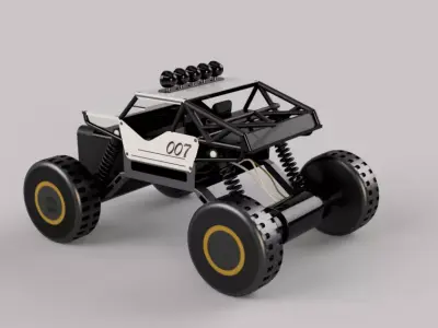 RC Off Road Buggy 3D Model - High Detail Game Ready PBR Textured 3D model