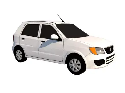 SUZUKI ALTO 1 0 GA 2015 Low-poly 3D model