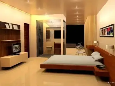 luxury house interior  3D model purchase