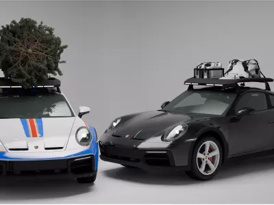 Porsche 911 Dakar 2023 Low-poly 3D model