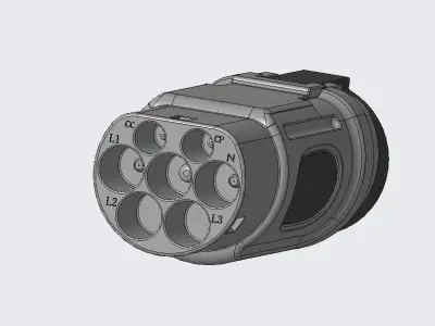 Charging pile adapter 3D print model