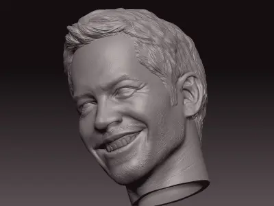 Paul Walker 3D print model