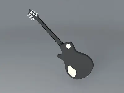 PRS style guitar Free 3D model purchase