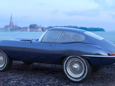 Jaguar E Type 3D model
