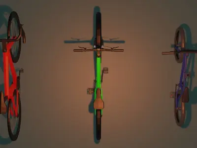 Bike Pack  Free low-poly 3D model