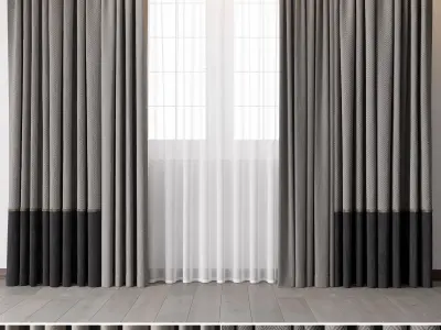 hadi curtains 69 Low-poly 3D model