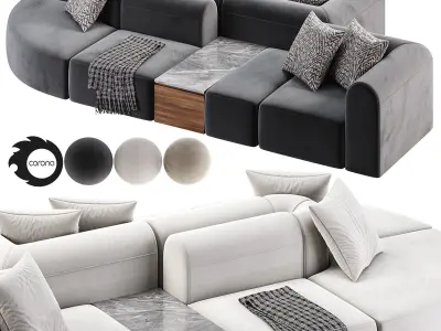 Neri Hu Evolves Joseph Hoffman s Iconic Chair With Blocks 3D model