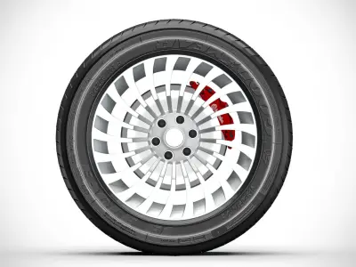 Wheel v11 3D model