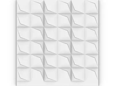 3d panel 04 Low-poly 3D model
