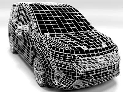 NISSAN TOWNSTAR 2023 Low-poly 3D model