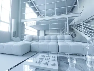 Man Cave in cinema 4D  Corona render 3D model