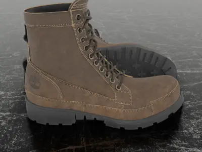 TIMBERLAND ORIGINALS 2 3D SHOES Low-poly 3D model