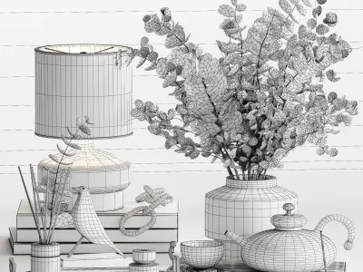 Decorative Set 08 3D model