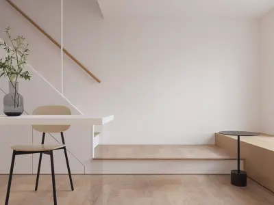 Modern apartment interior scenes  3D model