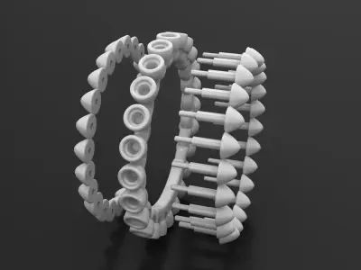 Clash ring 3d print model 3D print mode 3D print model