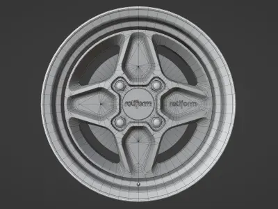 GTB - Wheels - Game Ready Low-poly 3D model