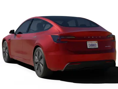 2024 Tesla Model 3 Highland 3D model