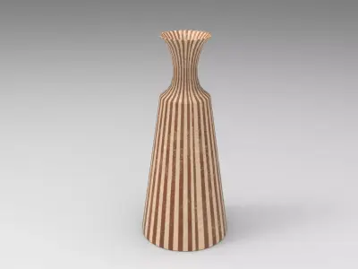 Pamo Vase Low-poly 3D model