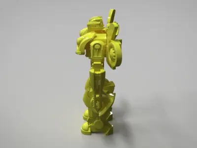 Bumblebee action figure 3D print model