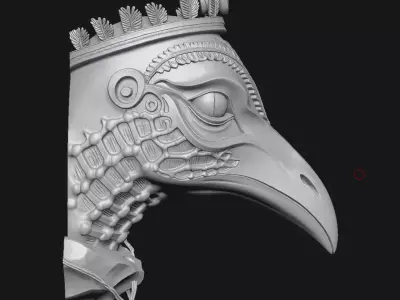 Bird sculpture 3D print model get